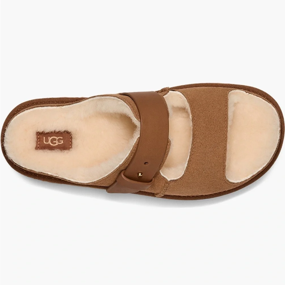 UGG GREENPORT GENUINE SHEARLING SLIDE SANDLE SIZE 7 NEW IN BOX - Picture 5 of 7